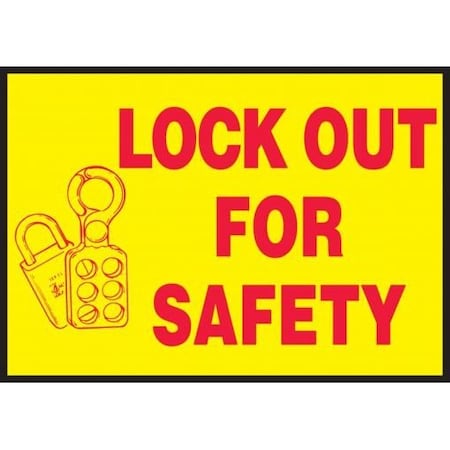 LOCKOUT  TAGOUT SAFETY LABELS 3 LLKT524XVE